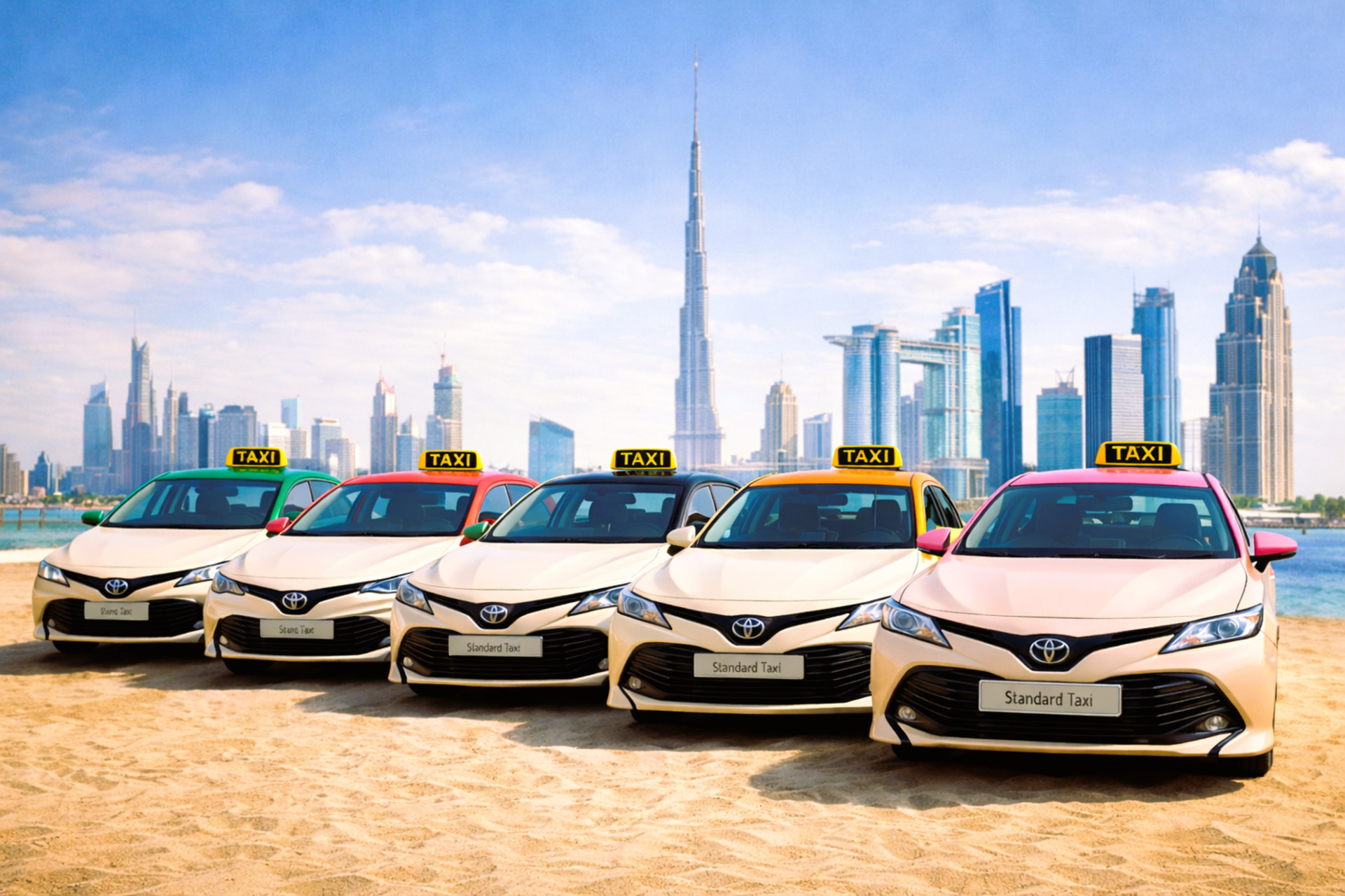 Dubai Taxi Colours Explained – Which Taxi Should Tourists Use?