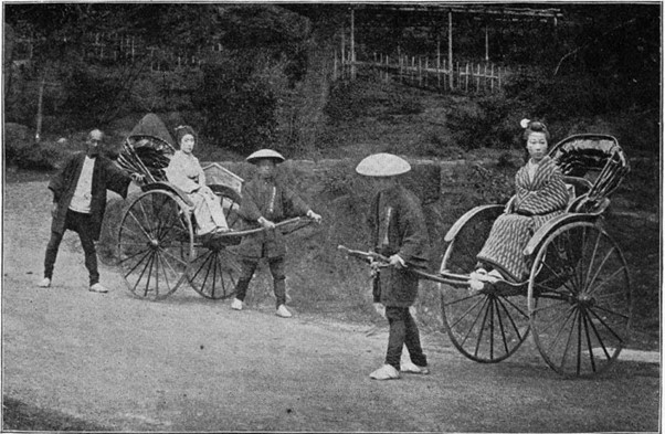 Were Japanese Rickshaws the First Taxis in History?