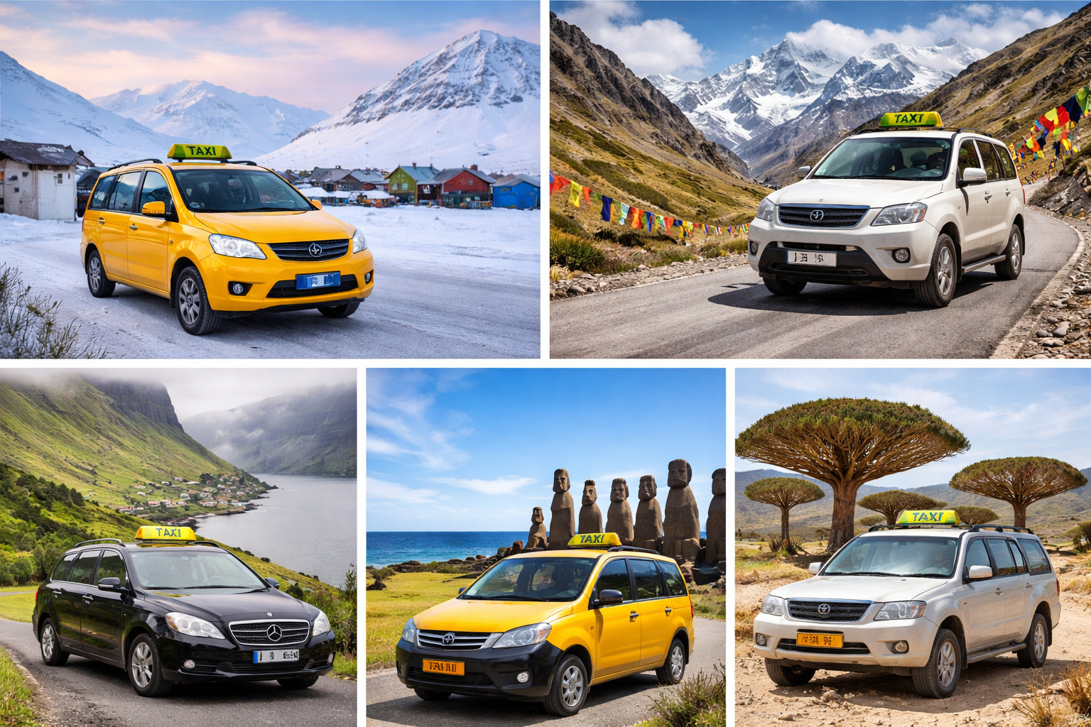 The Most Remote and Exotic Places Where Taxis Still Operate