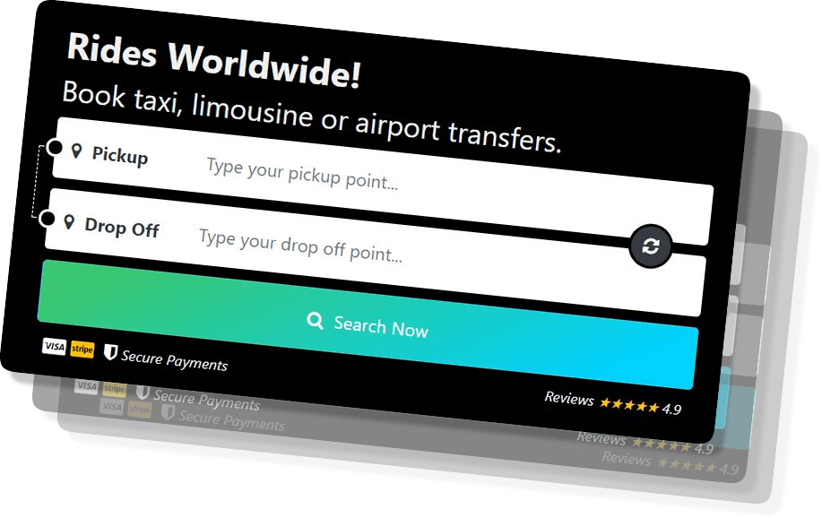 Taxiyo.com Searching Transfer Route